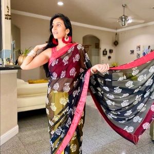 2in 1 saree